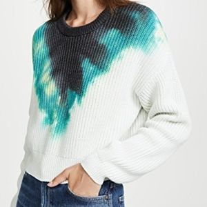 A.L.C. Elinor Tie Dye Chunky Knit Sweater XL